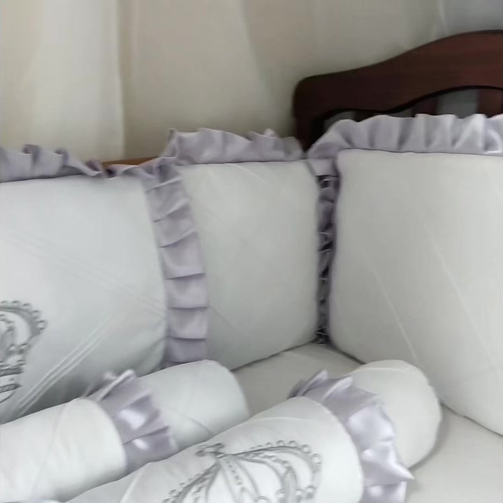 Silver Crown Baby Boy Crib Bedding Set – Newborn