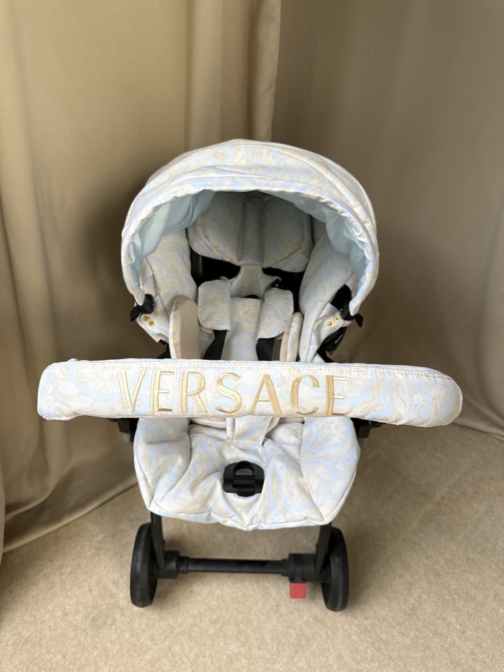 Luxury Baroque Baby Car Seat Cover Set – Elegant Pattern Design