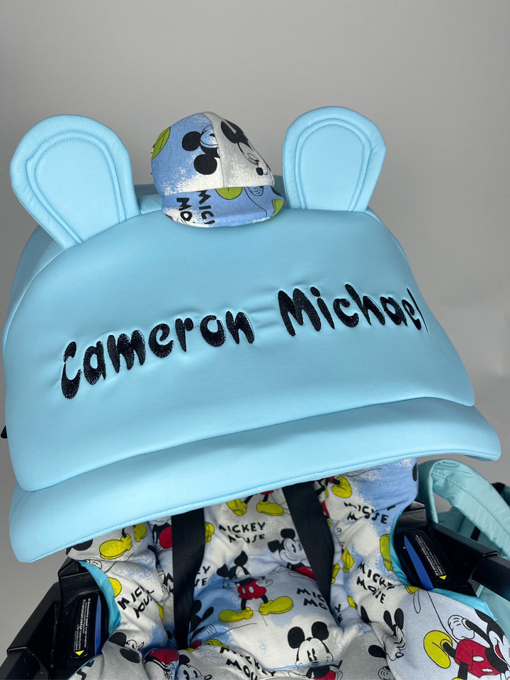 Personalized Car Seat Cover for Baby Boy | Doona Stroller Accessories