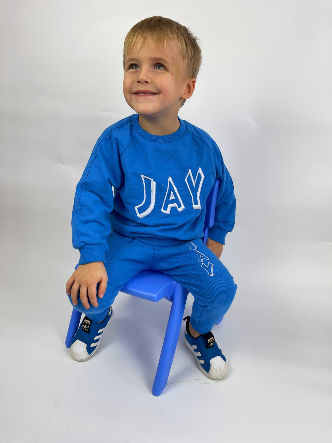 Organic Cotton Personalized Baby Sweater & Jogger Set