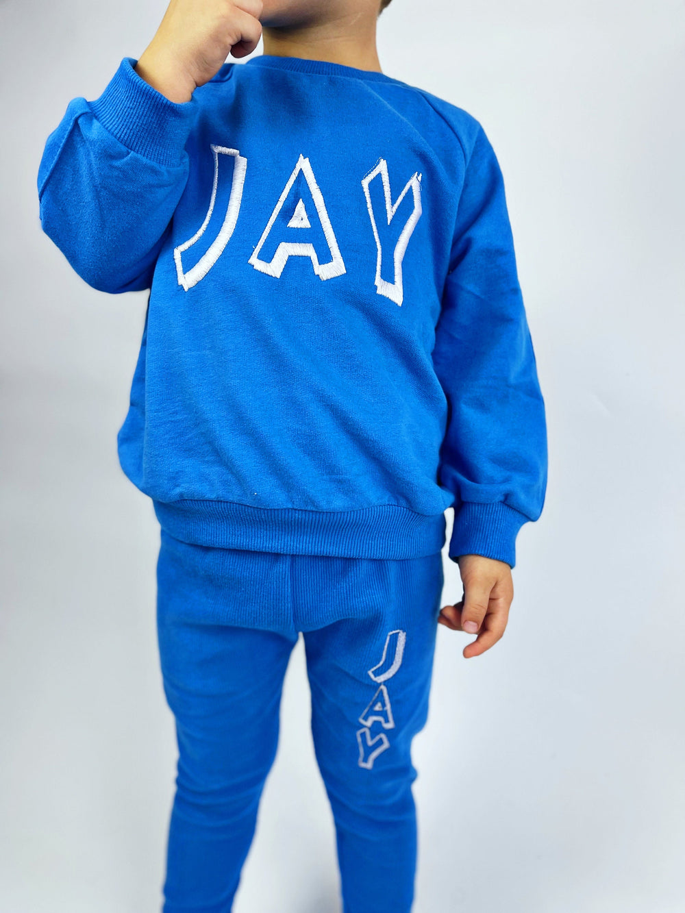 Organic Cotton Personalized Baby Sweater & Jogger Set