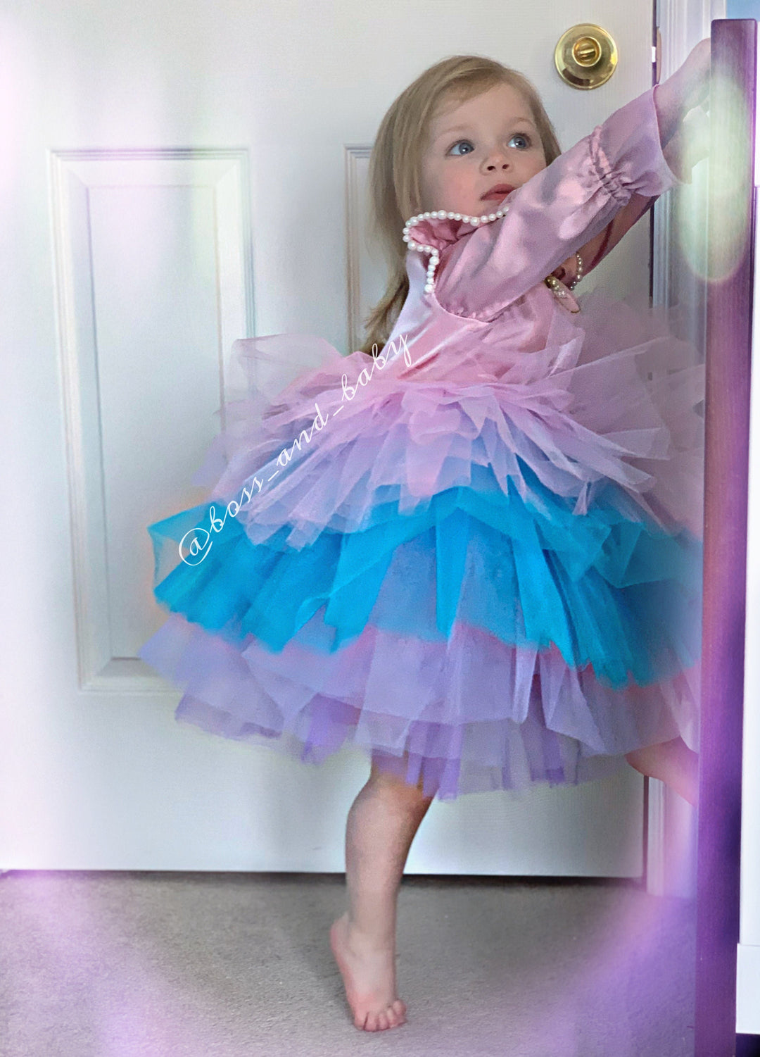 Tutu de fille de tenue de premier anniversaire pour les filles ou les tout-petits, robe florale, robe personnalisée, robe de premier anniversaire