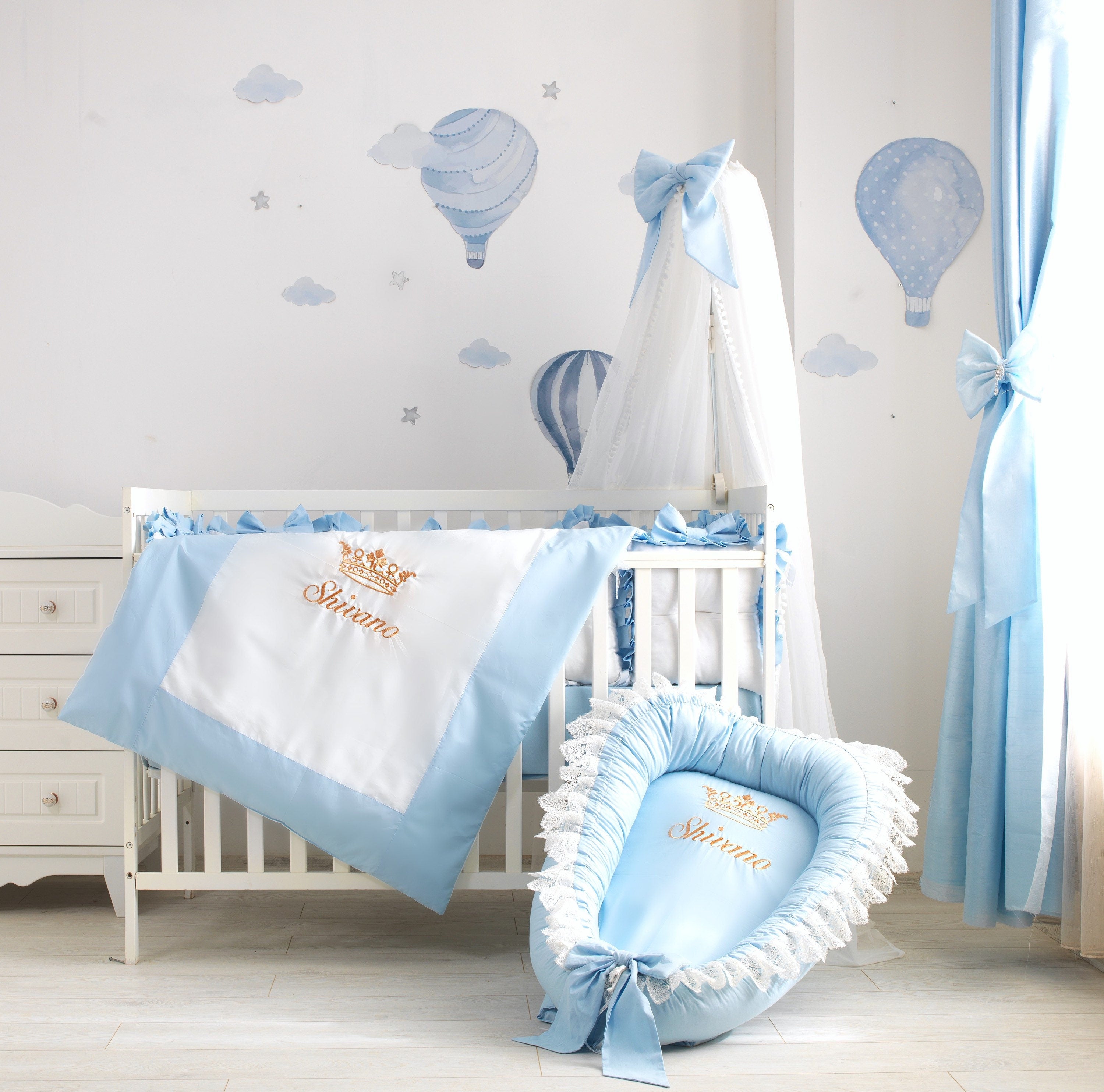 Baby boy crib bumper pads on sale