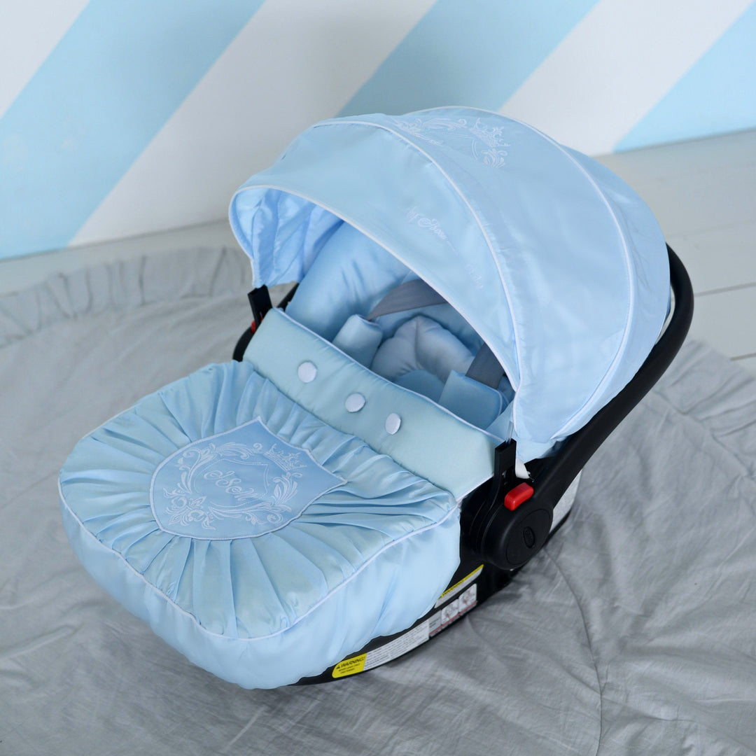 Graco, Doona, Housse de siège d’auto bébé garçon, superposition de siège d’auto bleu clair, ensemble de siège d’auto bleu bébé, sac à couches, couverture de siège d’auto, coussins de siège d’auto pour Graco