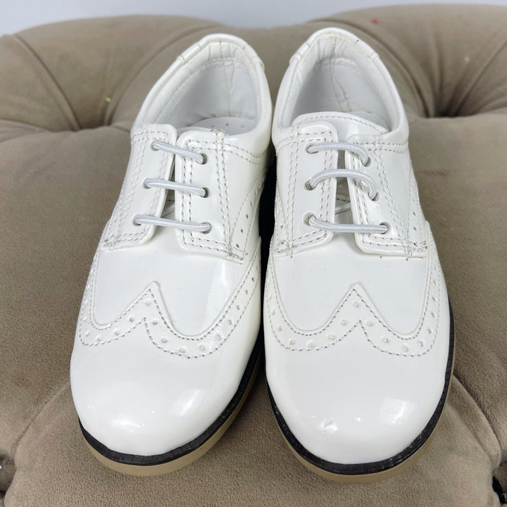 Chaussures habillées à lacets pour garçons, chaussures formelles blanches pour enfants et tout-petits, parfaites pour les mariages, les fêtes, les mocassins pour garçons, les chaussures formelles pour garçons, les enfants formels